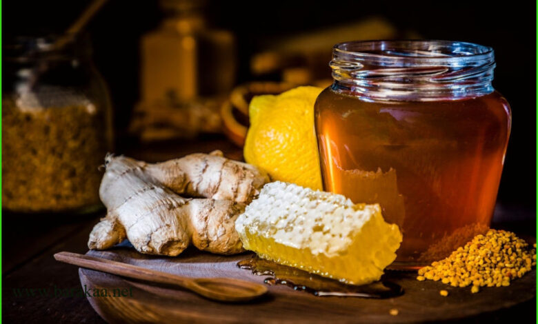 فوائد العسل مع الزنجبيل على الريق