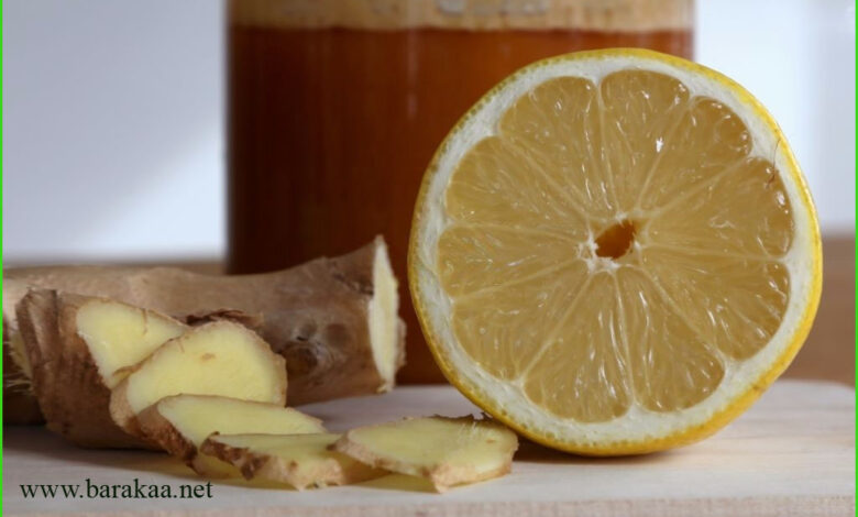 فوائد الليمون الاسود مع الزنجبيل