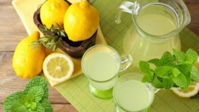 فوائد عصير ليمون بالنعناع