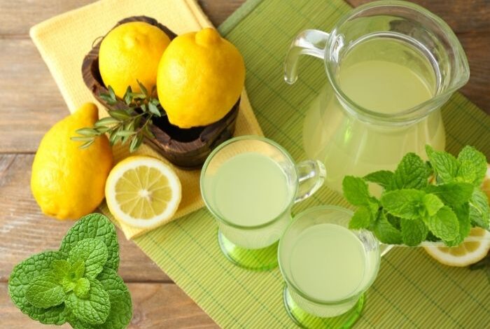 فوائد عصير الليمون بالنعناع